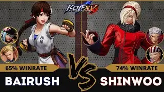 KOFXV⭐BAIRUSH (Yuri/Benimaru/Isla) vs SHINWOO (O.Yashiro/Billy/Ash)⭐Ranked Match - 11/24