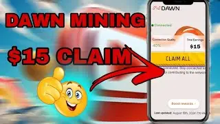 NEW DAWN MINING || TODAY EARN $15 || PROFET -$500 🤑 INSTAL WITHDRAW|| @hicryptoearn