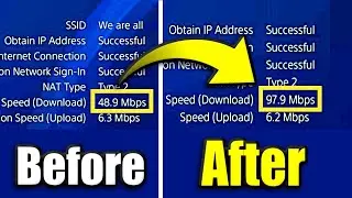 How to get a FASTER INTERNET CONNECTION on PS4 (Make Downloads 100% Faster!)