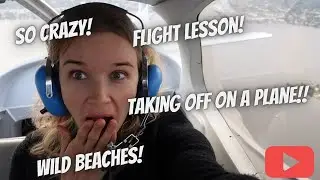 Ukrainian taking off on a plane in North Carolina Part 1