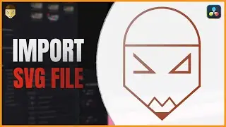 Import SVG File DaVinci Resolve