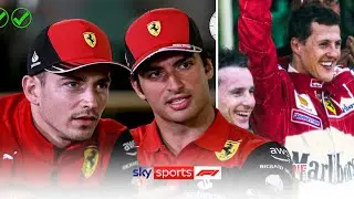 Leclerc and Sainz try and guess ALL the Ferrari pairings that have claimed a 1-2 🤔