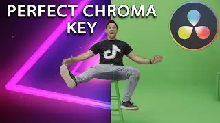 How To Green Screen In Davinci Resolve 17 With 3d Keyer (Chroma Key)