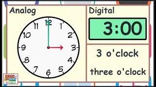 Telling the Time for Kids: O'Clock Times