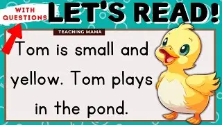 LETS READ! | READING COMPREHENSION | PRACTICE READING ENGLISH FOR KIDS | TEACHING MAMA