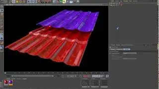 Уроки Cinema 4D: урок CINEMA 4D металлочерепица