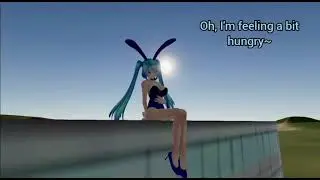 Giantess Bunny Miku Grows and Eats Tinies - Part 24