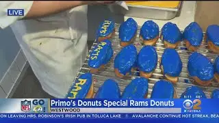 Westwood Donut Shop Makes Special Rams Donuts Ahead Of Big Playoff Showdown With Bucs