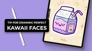 Quick Tip For Drawing Perfect Kawaii Faces! (