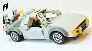 DeLorean Time Machine (Lego BTTF MOC)