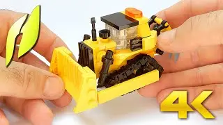 Small Lego Bulldozer Caterpillar D9 (MOC - 4K)