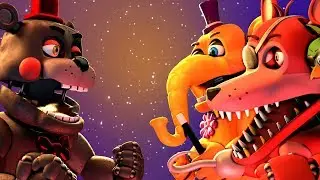 FNaF 6: Rockstar Foxy & Orville Elephant vs Lefty