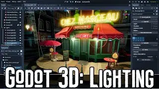 Learning Godot 4.x - 3D Lighting and Shadows, Global Illumination, World Environments++ Tutorial