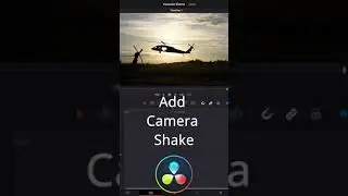 How to add a CAMERA SHAKE - Davinci Resolve