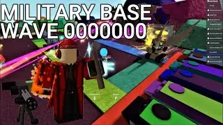 Military Base Wave 0000000 With OsterDog In Tower Battles Battlefront TBBF (justin5justin) (Roblox)