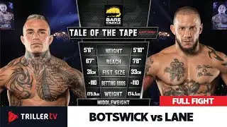 Bare Knuckle Bloodbath: Bostwick vs Lane