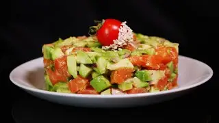 Мой «ХОДОВОЙ» салат с красной рыбой и авокадо | Salmon & Avocado Salad