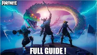 HOW TO COMPLETE VALHALLA BOSSFIGHT FORTNITE - VALHALLA BOSSFIGHT MAP GUIDE