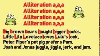 Alliteration Song, Alliteration for Kids Song, Alliteration for Children by Melissa