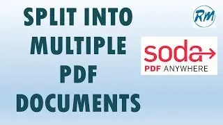 How to split a PDF document into multiple PDF documents