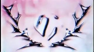 3D Chrome Silver Heart Background || 1 Hour Looped HD