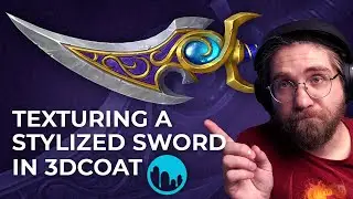 Handpainted Sword Walkthrough in 3dCoat!