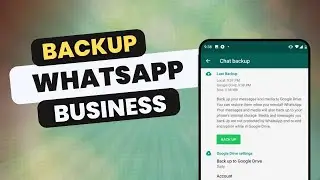 How to Backup WhatsApp Business Messages