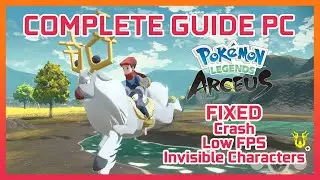 How To Play Pokemon: Legends Arceus on PC | Fixed Crash, Lag, Invisible Character Ryujinx Emulator