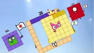 Numberblocks - The Square Club | Square on the Moon