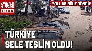 Yolları Su Bastı, Ana Yollar Trafiğe Kapandı! Yurt Genelinde Şiddetli Yağış Hayatı Felç Etti...