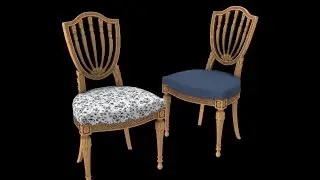 3d MAX chair model