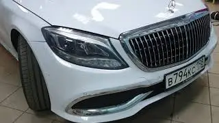 Установка фар от Mercedes-Bensz W222 в Мерседес W220 S-Klass