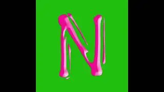 N, Alphabet N, Alphabet, Green Screen Free Video, Green Screen, Chroma Key Background #greenscreen