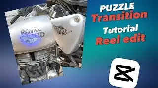 Capcut puzzle transition tutorial reel edit #capcut #tutorial #puzzle   #viralvideo