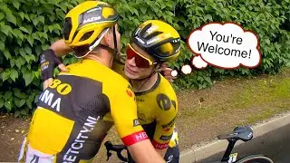 Jonas Vingegaard does a CRAZY Sprint Leadout?! Critérium du Dauphiné 2023 Stage 1