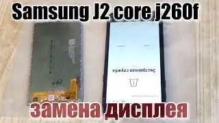 Samsung J2 core (2018) SM-J260f  замена дисплея !!!