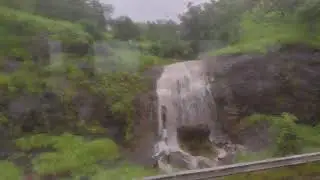 Kasara Mountain Pass, Maharashtra State, India, during July 2021 monsoon season