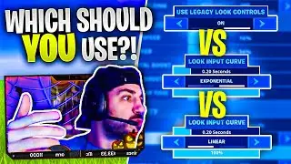 Which Is The BEST Fortnite Controller Settings?! Linear vs Exponential vs Old Aim Assist..