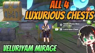 ALL Luxurious Chests in Veluriyam Mirage | Genshin Impact 3.8 New Area (Part 1)