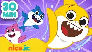 Большое шоу Акулёнка | 30 МИН. лучших песен Акуленка | Nick Jr. Cyrillic