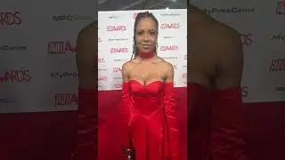 Adult star Kira Noir at the 2024 AVN Awards in Las Vegas