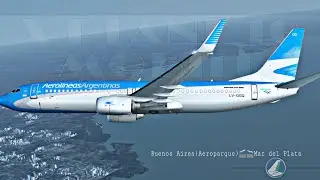 Buenos Aires (Aeroparque)🛫🛬Mar del Plata/X Plane 10 Mobile Global