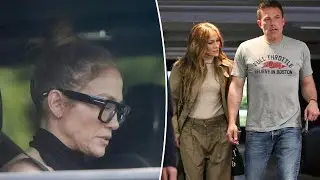 Jennifer Lopez appears tense as she heads to work solo after reuniting with Ben Affleck