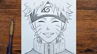 How to draw Naruto step by step | Naruto Uzumaki | easy tutorial