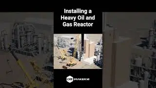 Installation of a Heavy Oil and Gas Reactor in 3D