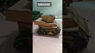 Cute little M3 - how to make rc tank #trending #tank #viral #shorts