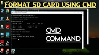 how to format sd card using computer | usning cmd