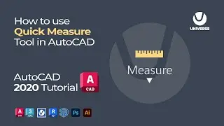 How to use Quick Measure Tool in AutoCAD I AutoCAD 2020 Tutorial