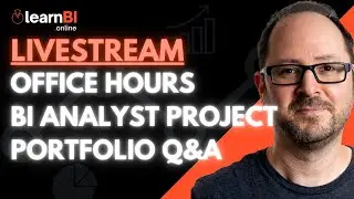 🚨 LIVESTREAM - BI analyst Project portfolio Q&A