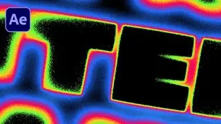 How to Make Blurry Heatmap Effect on Text in After Effects